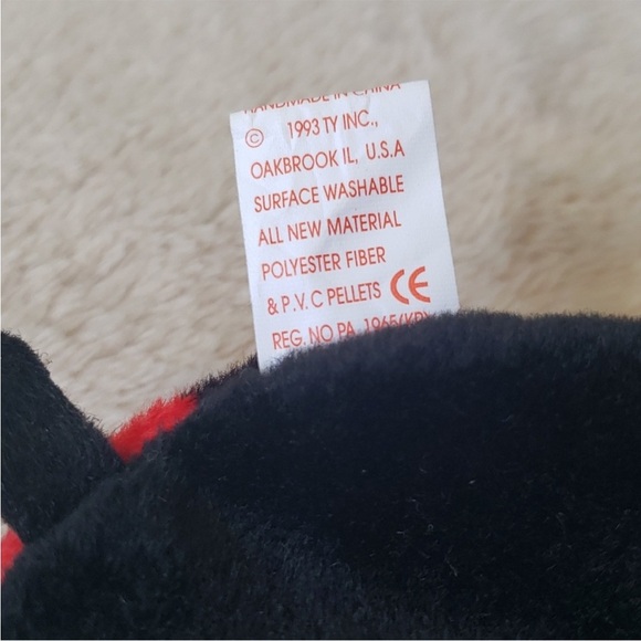 Ty Beanie Baby Lucky the Lady Bug. PVC Pellets . Rare - Picture 6 of 12